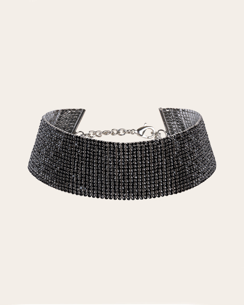 Black store crystal choker