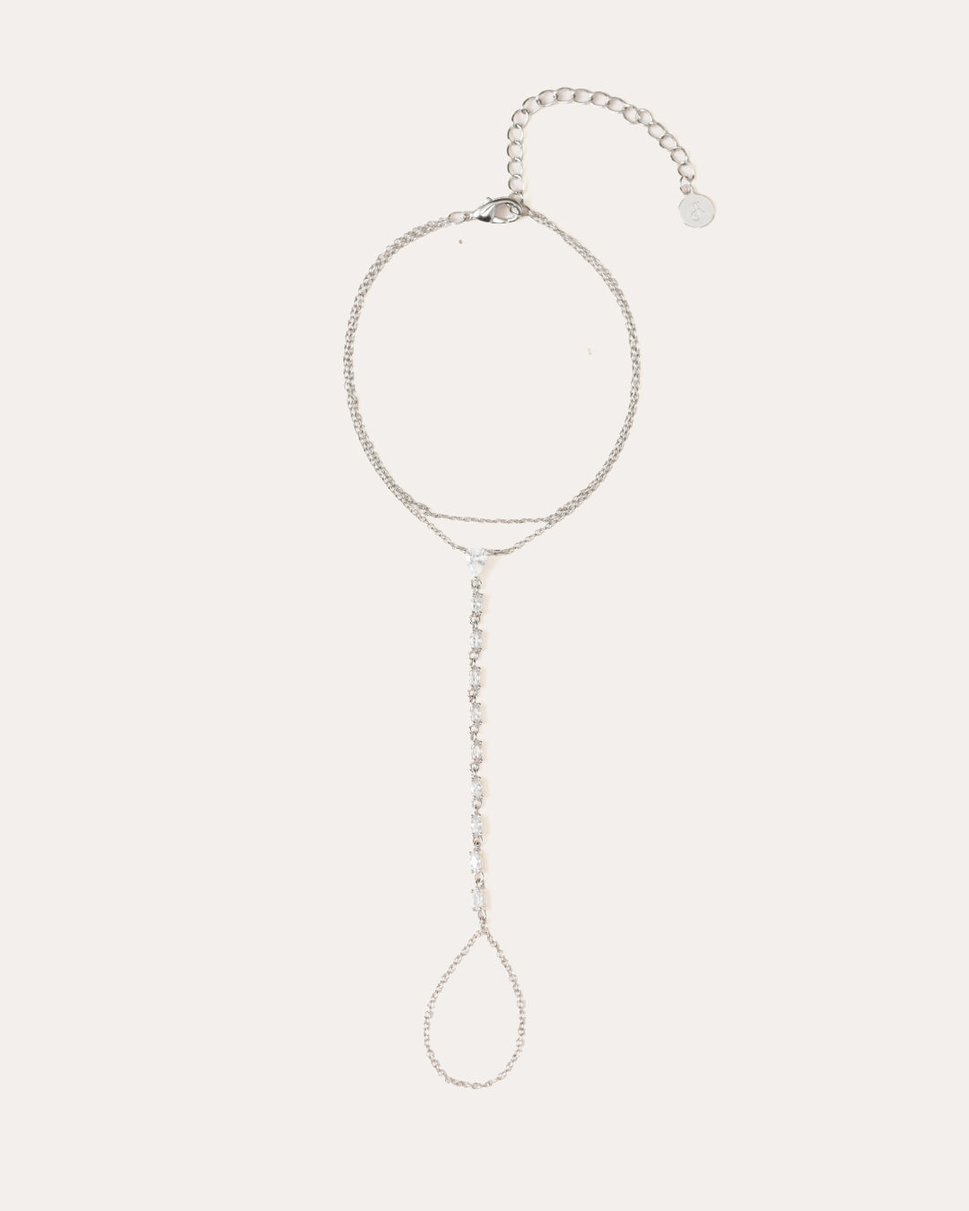 De Chiara hand chain - silver plated