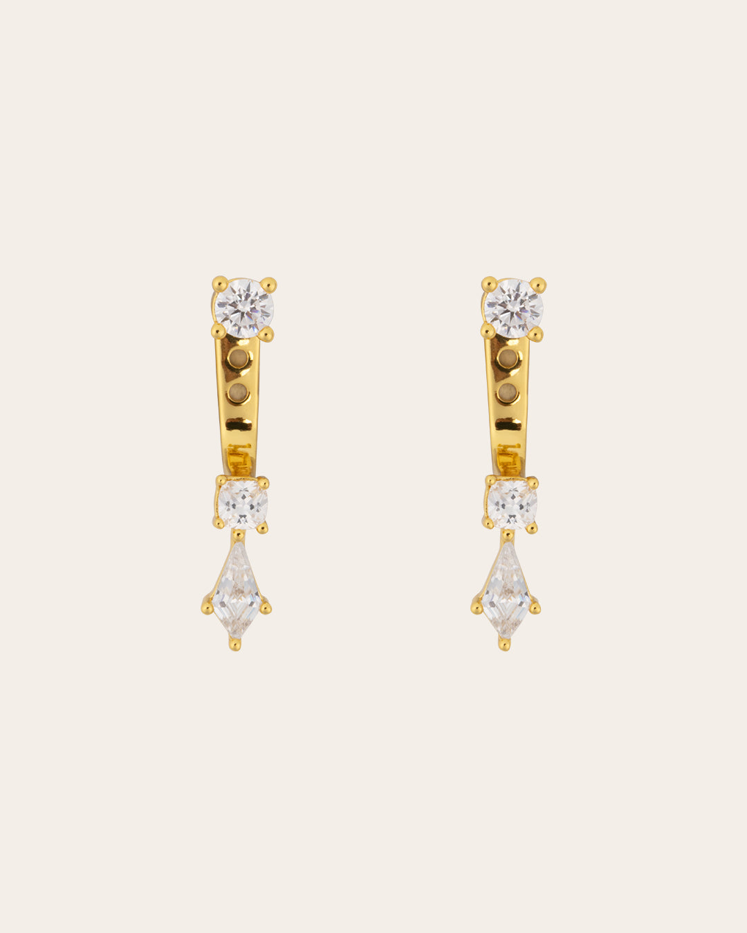 The Candice earrings - gold plated