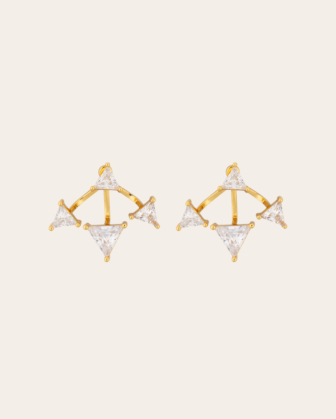 The Chrissy earrings - gold plated