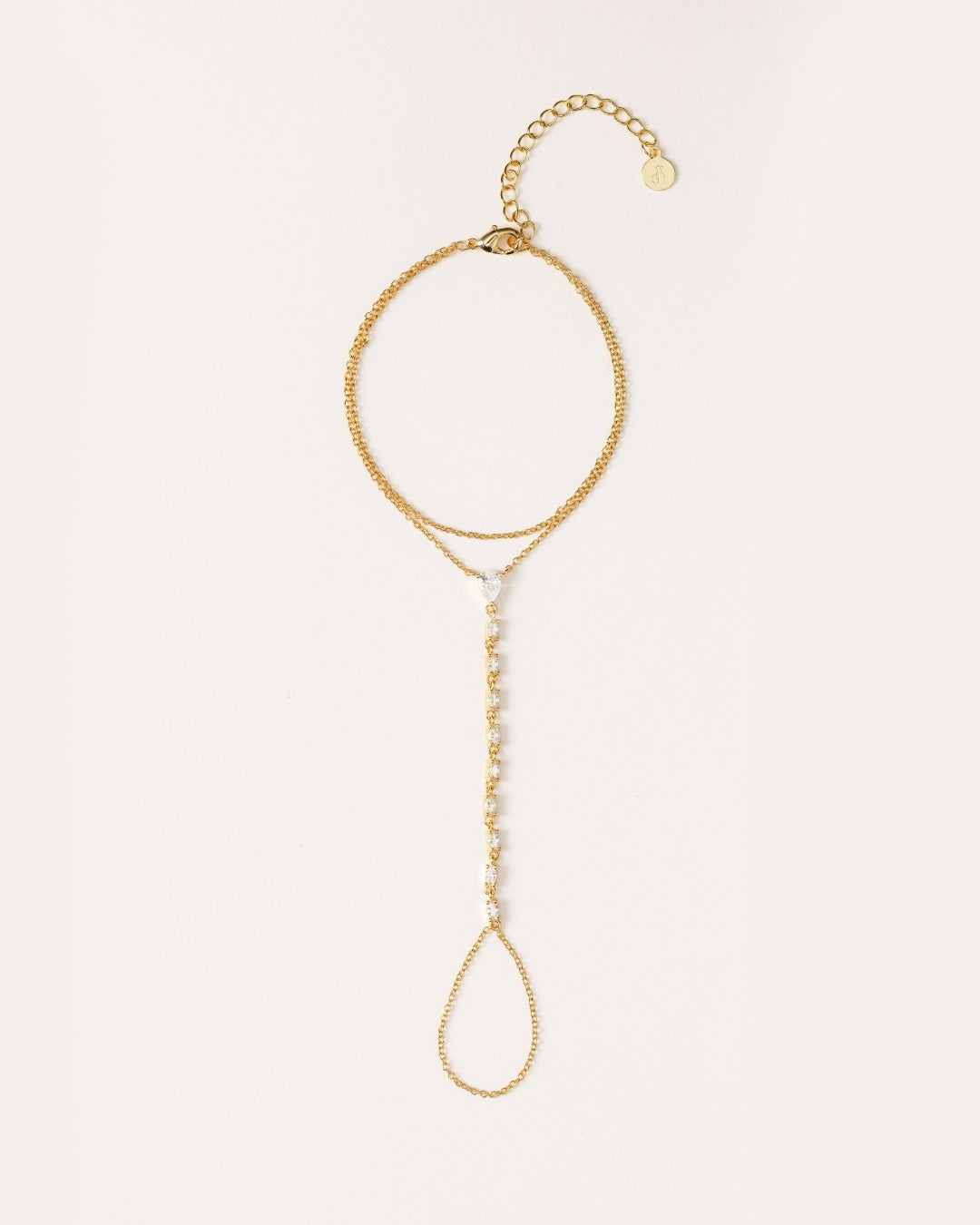 De Chiara hand chain - gold plated