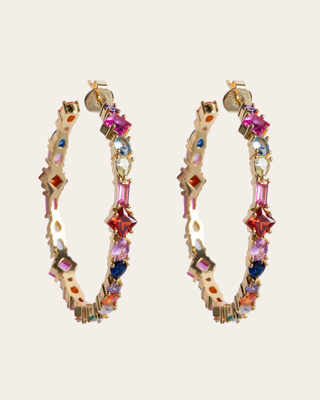 Adriana hoop earrings gold